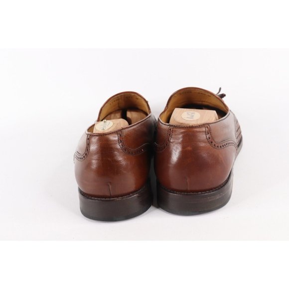 Mezlan Mens 11 M Genuine Crocodile Leather Tassel Loafers Shoes Carmel Brown main image 7
